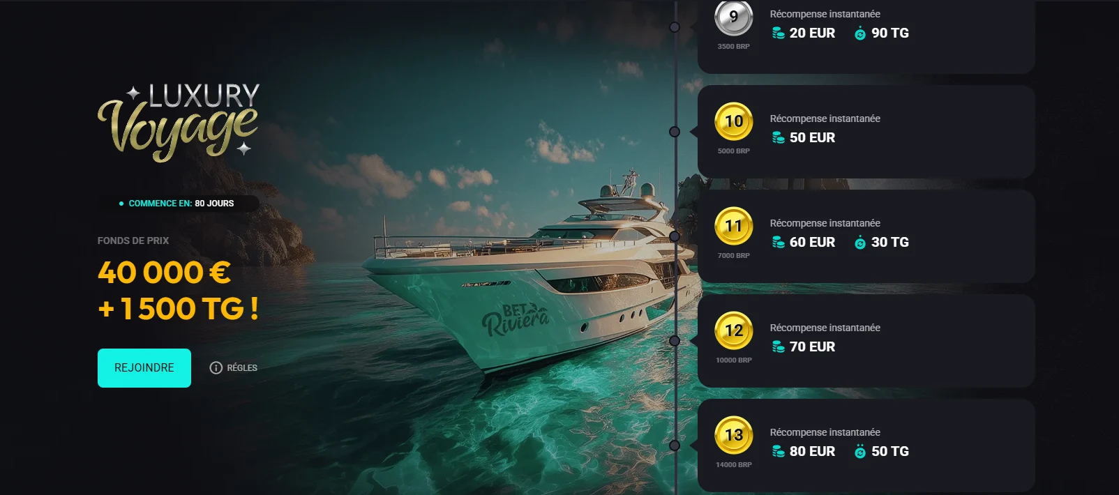 betriviera casino voyage de luxe